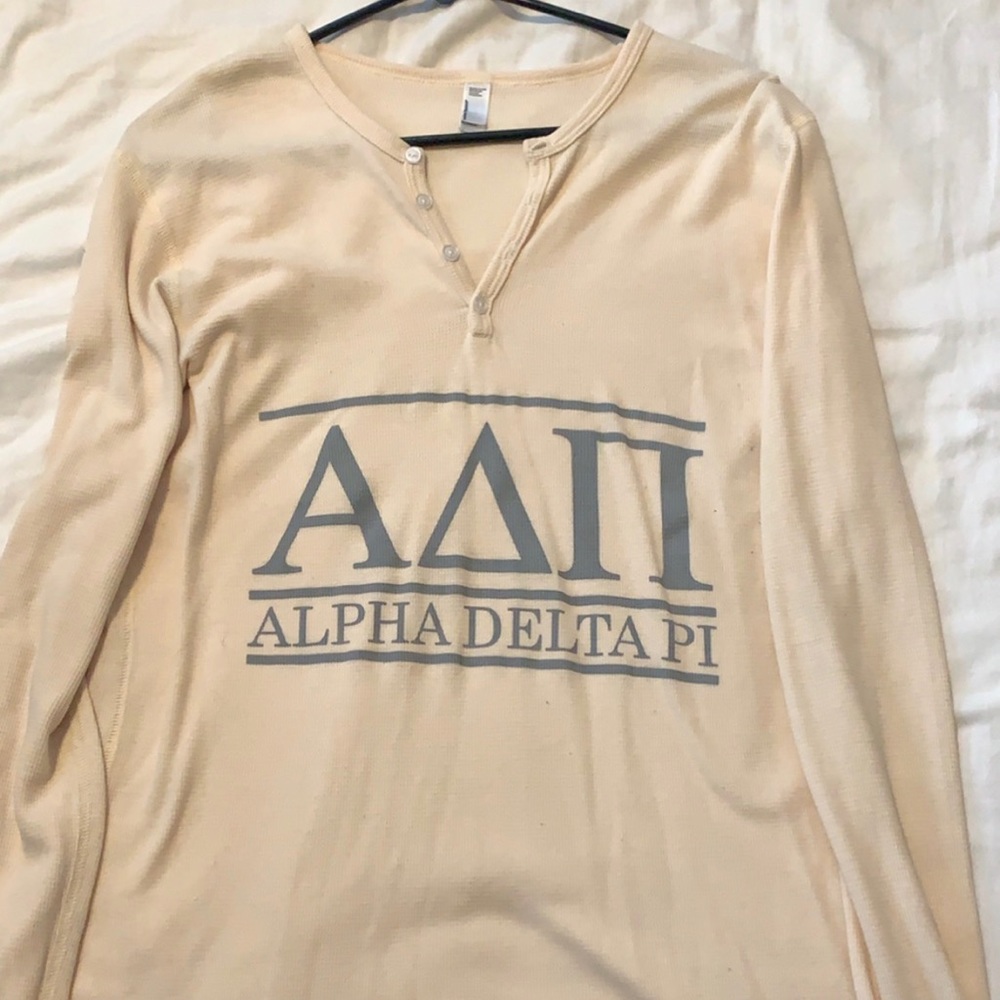 American Apparel Alpha Delta Pi long sleeve